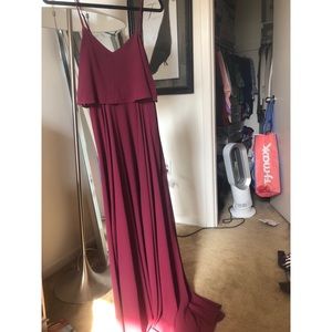 Lulu’s Burgundy Maxi Dress NEVER WORN